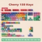 Bizarre Fantasy 104+34 / 54 Cherry Profile Keycap Set Cherry MX PBT Dye-subbed for Mechanical Gaming Keyboard